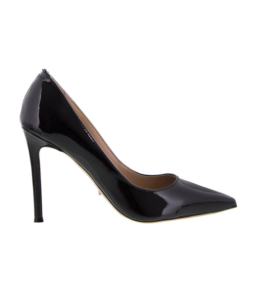 Tacones de aguja Tony Bianco Lotus Black Charol 10.3cm Negras | CONEJ22449