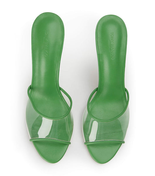 Tacones de aguja Tony Bianco Riana Clear Vinylite/Acid Green 9.5cm Verde | DCOKV46757