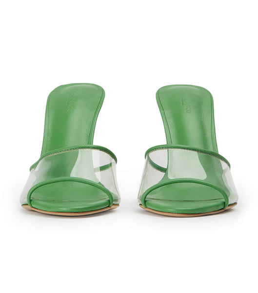 Tacones de aguja Tony Bianco Riana Clear Vinylite/Acid Green 9.5cm Verde | DCOKV46757