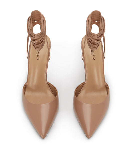 Tacones de evento Tony Bianco Acer Latte Hi Shine 10.5cm Beige | XCOBH56468