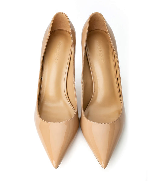 Tacones de evento Tony Bianco Anja Nude Charol 10.5cm Beige | COQCS40371