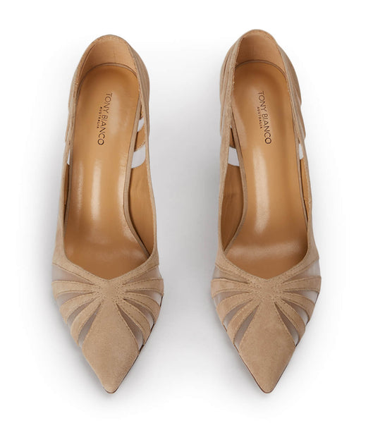 Tacones de evento Tony Bianco Arrow Blush Gamuza 10.5cm Rosas | COZDE85566