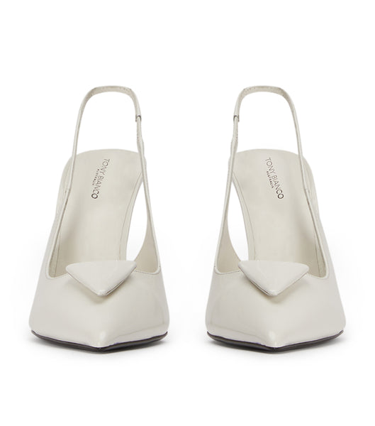 Tacones de evento Tony Bianco Ginger White Hi Shine 10cm Blancas | UCOND86919