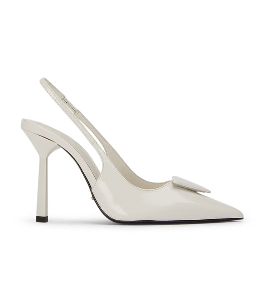 Tacones de evento Tony Bianco Ginger White Hi Shine 10cm Blancas | UCOND86919