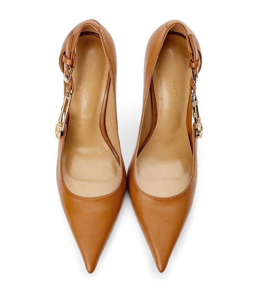 Tacones de evento Tony Bianco Glow Tan Como 11cm Marrones | QCOWA25421