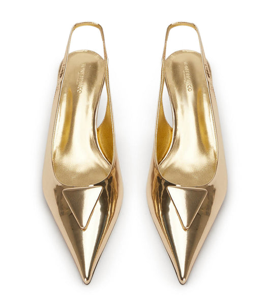 Tacones de evento Tony Bianco Kimmy Gold Shine 4.5cm Doradas | DCOVO38502