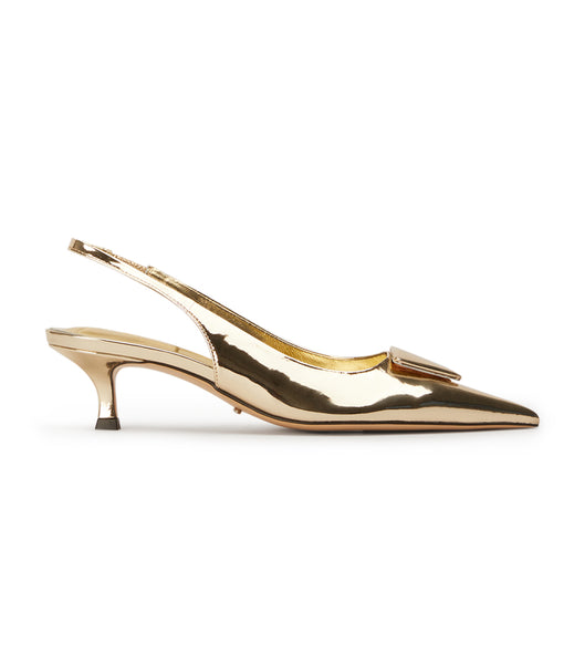 Tacones de evento Tony Bianco Kimmy Gold Shine 4.5cm Doradas | DCOVO38502