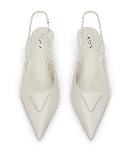 Tacones de evento Tony Bianco Kimmy White Hi Shine 4.5cm Blancas | COJVR37813