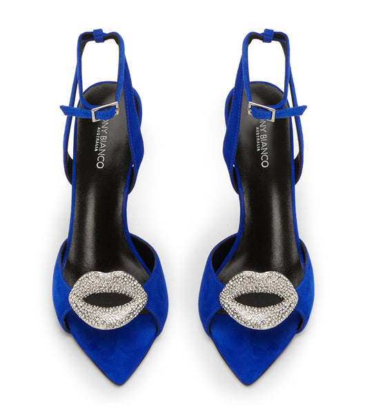 Tacones de evento Tony Bianco Moshi Azure Gamuza 10.5cm Azur | SCONY26754