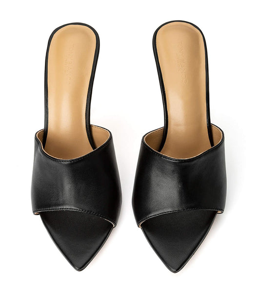 Tacones de evento Tony Bianco Mylo Black Nappa 10.5cm Negras | SCOVO74900