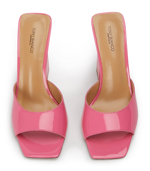 Tacones de evento Tony Bianco Naja Flamingo Charol 10.5cm Rosas | MCOFT21441