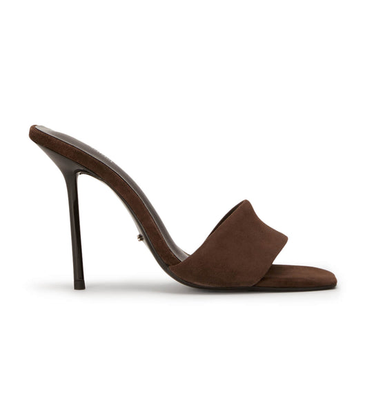 Tacones de evento Tony Bianco Natalie Espresso Gamuza 10.5cm Chocolate | CONEJ80140