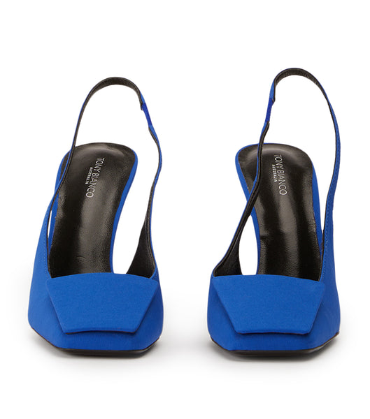 Tacones de evento Tony Bianco Rue Azure Crepe 10.5cm Azur | PCOQX75463