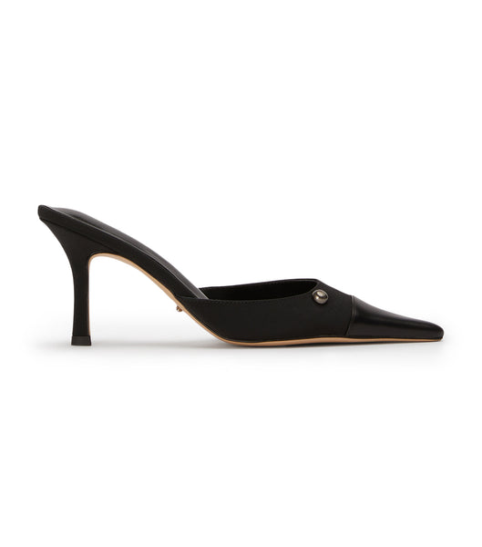 Tacones de evento Tony Bianco Stack Black Grosgrain/Black Como 8cm Negras | LCOTR95758