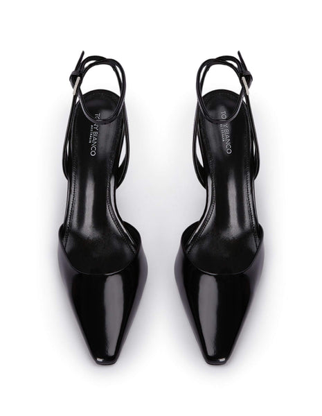 Zapatos Court Tony Bianco Eden Black Hi Shine 10.5cm Negras | UCOTG47840