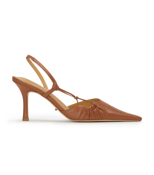 Zapatos Court Tony Bianco Sakai Tan Capretto 8cm Marrones | FCOUI93597