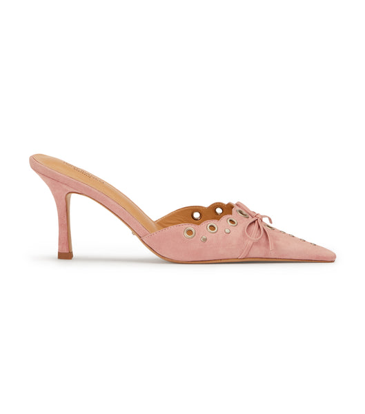 Zapatos Court Tony Bianco Shae Blossom Gamuza 8cm Rosas | COCIF39468