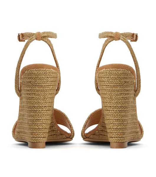 Zapatos Cuña Tony Bianco Gizmo Honey Jute 11cm Naranjas | UCOND22992