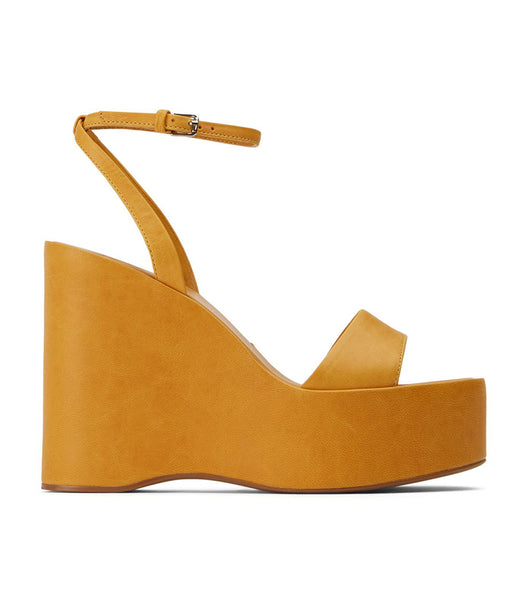 Zapatos Cuña Tony Bianco Vesna Cantelope Antiq 13cm Amarillo | PCOER70021