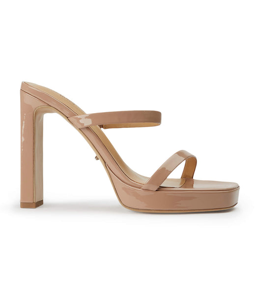 Zapatos Plataforma Tony Bianco Diane Coco Charol 11.5cm Beige | COQCS69354