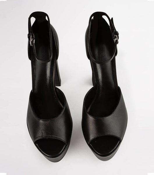 Zapatos Plataforma Tony Bianco Jayze Black Como 14cm Negras | COIIZ96453