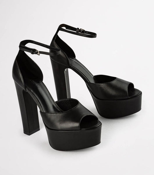 Zapatos Plataforma Tony Bianco Jayze Black Como 14cm Negras | COIIZ96453