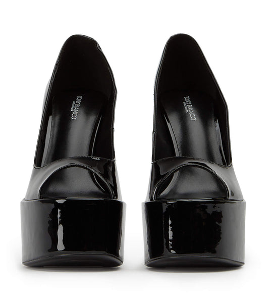 Zapatos Plataforma Tony Bianco Jolee Black Charol 15cm Negras | COJVR94111
