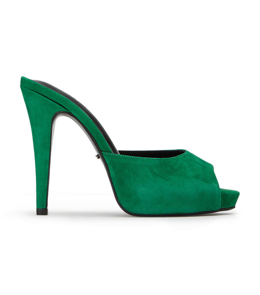 Zapatos Plataforma Tony Bianco Love Jade Gamuza 12cm Verde | COICD93551