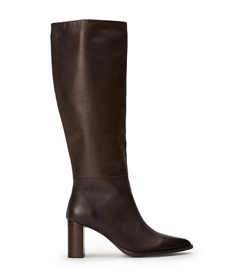 Botas de media pantorrilla Tony Bianco Peppe Choc Como 7.5cm Chocolate | COEGJ73101