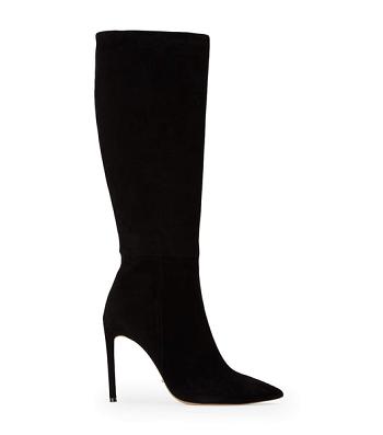 Botas hasta las rodillas Tony Bianco Apollo Black Gamuza 10.5cm Negras | UCOTG92678