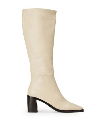 Botas hasta las rodillas Tony Bianco Darby Ecru Venice 7.5cm Blancas | DCOKV44725