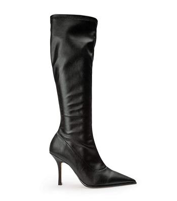 Botas hasta las rodillas Tony Bianco Knight Black Venezia 9.5cm Negras | YCOVQ97950