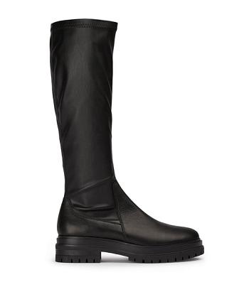 Botas hasta las rodillas Tony Bianco Waze Black Venice/Black Venezia 4.5cm Negras | FCOUI62941