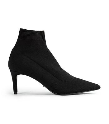 Botines Tony Bianco Gwen Black Sock Knit 6.5cm Negras | ZCONQ20384