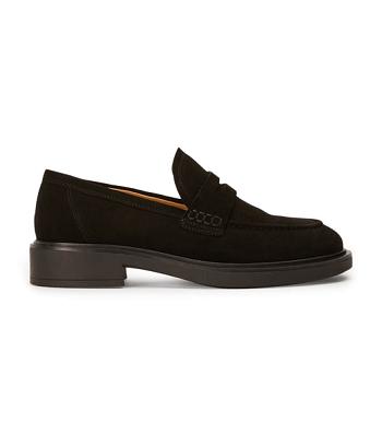 Loafers Tony Bianco Cherish Black Gamuza 4.5cm Negras | UCOTG11972