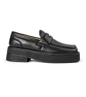 Loafers Tony Bianco Granite Black Nappa 5cm Gris Negras | BCOSD23927