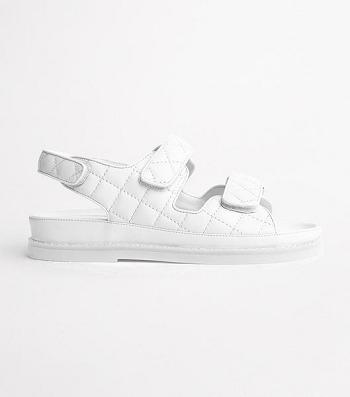 Sandalias Planas Tony Bianco Hiranni White Sheep Nappa 3.5cm Blancas | XCOBH40027