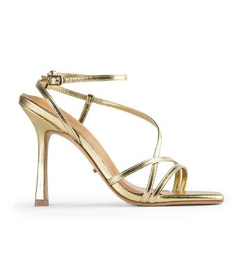 Tacones De Novia Tony Bianco Franci Gold Nappa Metallic 10.5cm Doradas Metal | LCOSX86761