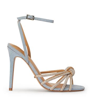 Tacones De Novia Tony Bianco Kyla Sky Gamuza 11cm Azules | SCONY64980