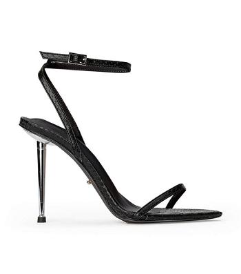 Tacones De Novia Tony Bianco Myra Black Snake 10.5cm Negras Serpent | COXMI22717