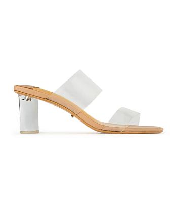 Tacones De Novia Tony Bianco Sabelle Clear Vynalite/Skin Capretto 6.5cm Arena | QCOWA96458