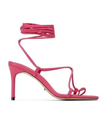 Tacones con tiras Tony Bianco Clarity Acid Pink 8.5cm Rosas | XCOGW23014