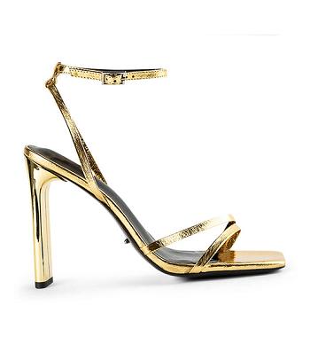 Tacones con tiras Tony Bianco Fiance Gold Foil 11cm Doradas | PCOQX41465