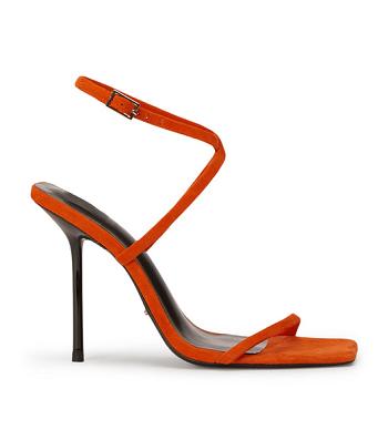 Tacones con tiras Tony Bianco Naxos Aperol Gamuza 10.5cm Naranjas | BCOSO12966