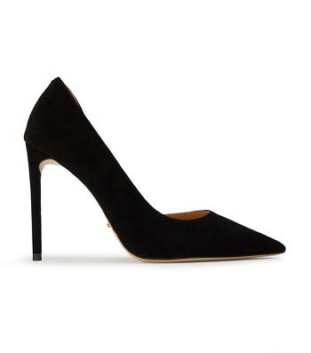 Tacones de evento Tony Bianco Alyx Black Gamuza 10.5cm Negras | COZPD31890