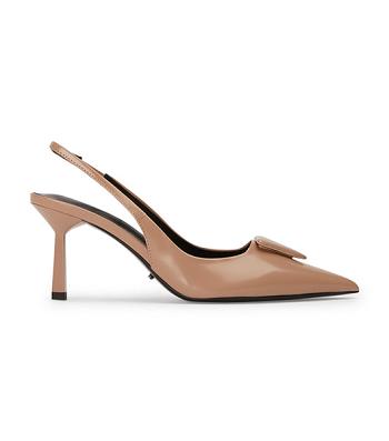 Tacones de evento Tony Bianco Bertie Latte Hi Shine 7.5cm Beige | MCOHR23817