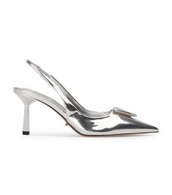 Tacones de evento Tony Bianco Bertie Silver Shine 7.5cm Plateadas | XCOBH65111