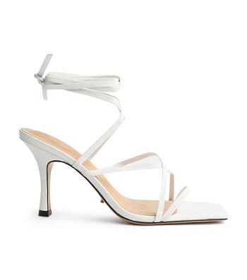 Tacones de evento Tony Bianco Caden White Sheep Nappa 8.5cm Blancas | GCOEC24673