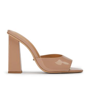 Tacones de evento Tony Bianco Naja Coco Charol 10.5cm Beige | COJVR33653