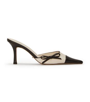 Tacones de evento Tony Bianco Shirley Bone/Black 8cm Beige Negras | SCOVO66582